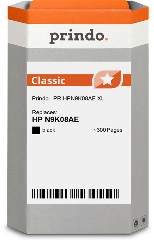 HP 302 XL / 304 XL Cartouche Noir compatible équivalent à B7RT9AE · Prindo Classic