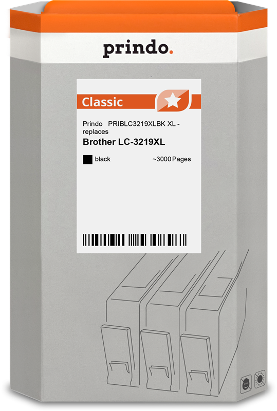 Brother LC3219XLBK Cartouche Noir compatible · Prindo Classic