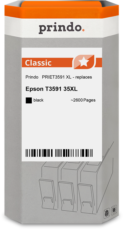 Epson 35XL Cartouche Noir compatible équivalent à C13T35914010 · Prindo Classic