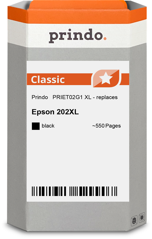 Epson 202XL Cartouche Noir compatible équivalent à C13T02G14010 · Prindo Classic