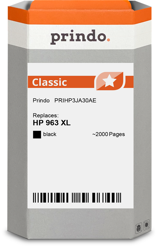 HP 963 XL Cartouche Noir compatible équivalent à 3JA30AE · Prindo Classic