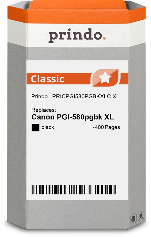 Canon PGI-580pgbk XL Cartouche Noir compatible équivalent à 2024C001 · Prindo Classic