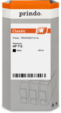 HP 712 Cartouche Noir compatible équivalent à 3ED71A · Prindo Classic