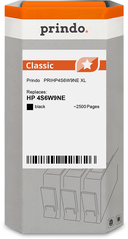 HP 937e Cartouche Noir compatible équivalent à 4S6W9NE · Prindo Classic
