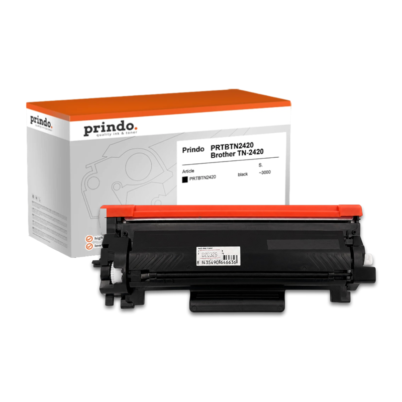 Brother TN-2420 Toner Noir compatible · Prindo Classic