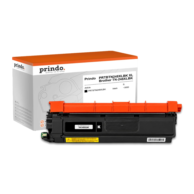Brother TN-248XLBK Toner Noir compatible · Prindo Classic