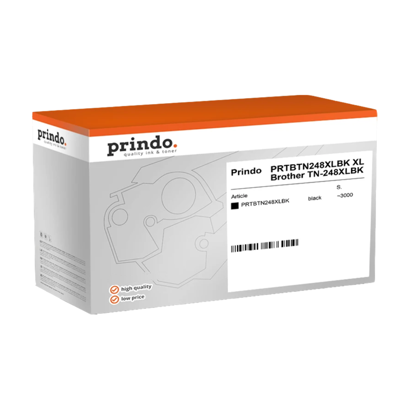 Brother TN-248XLBK Toner Noir compatible · Prindo Classic