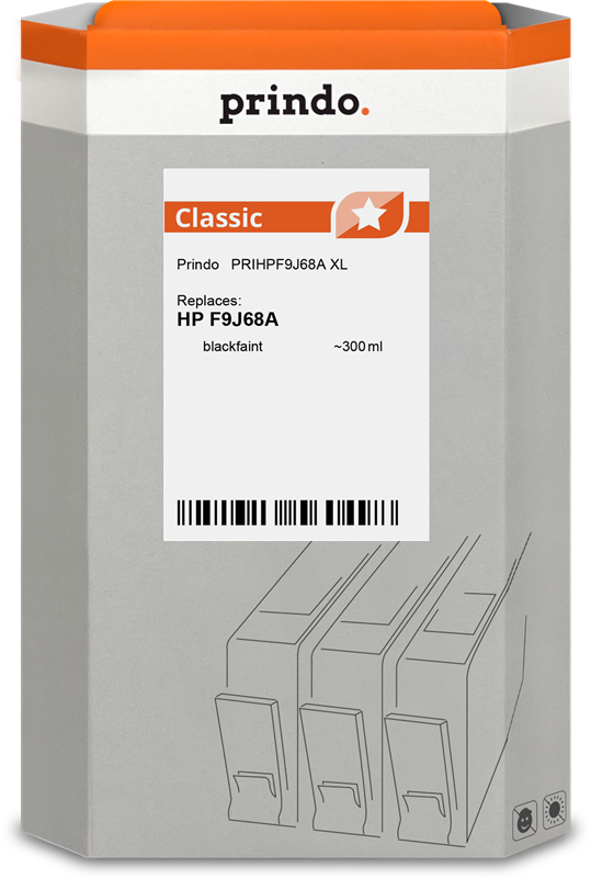HP 728 Cartouche Noir Mat compatible équivalent à 3WX25A · Prindo Classic