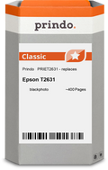 Epson 26 XL Cartouche Noir Photo compatible équivalent à C13T26314010 · Prindo Classic
