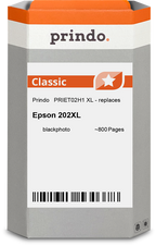 Epson 202XL Cartouche Noir Photo compatible équivalent à C13T02H14010 · Prindo Classic
