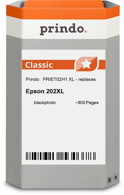 Epson 202XL Cartouche Noir Photo compatible équivalent à C13T02H14010 · Prindo Classic