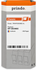 HP CB338EE Cartouche Tricolore compatible · Prindo Classic
