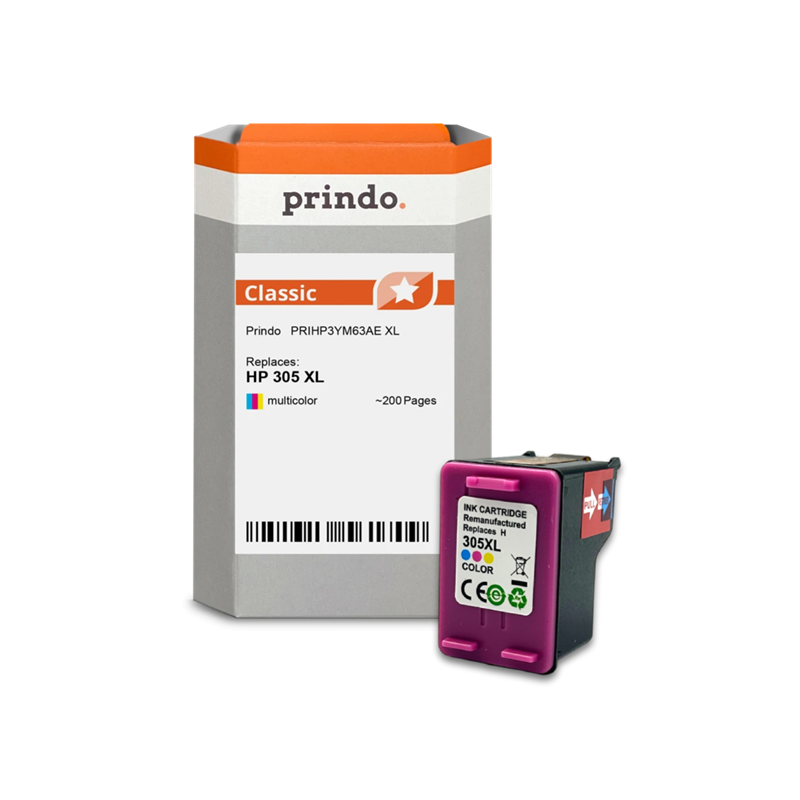 HP 305 XL Cartouche Tricolore compatible équivalent à 3YM63AE · Prindo Classic