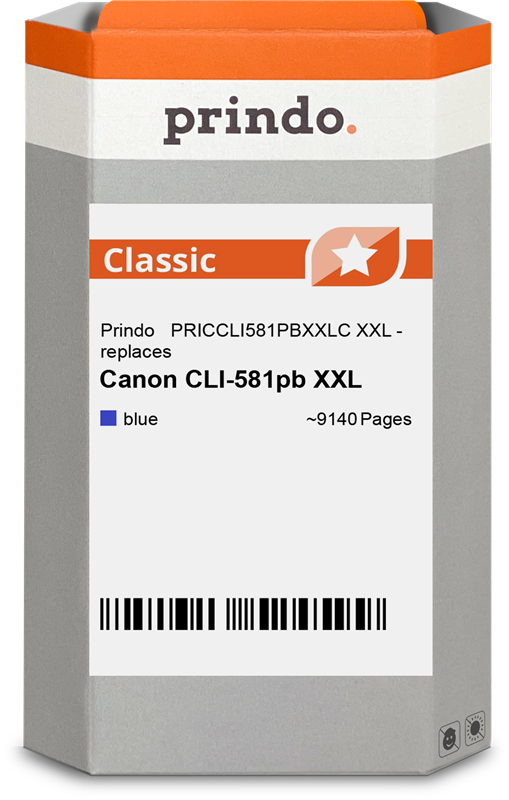 Canon CLI-581pb XXL Cartouche Bleu compatible équivalent à 1999C001 · Prindo Classic
