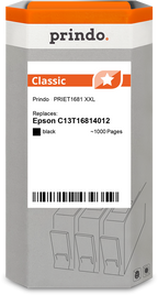 Epson 16 XXL Cartouche Noir compatible équivalent à C13T16814012 · Prindo Classic