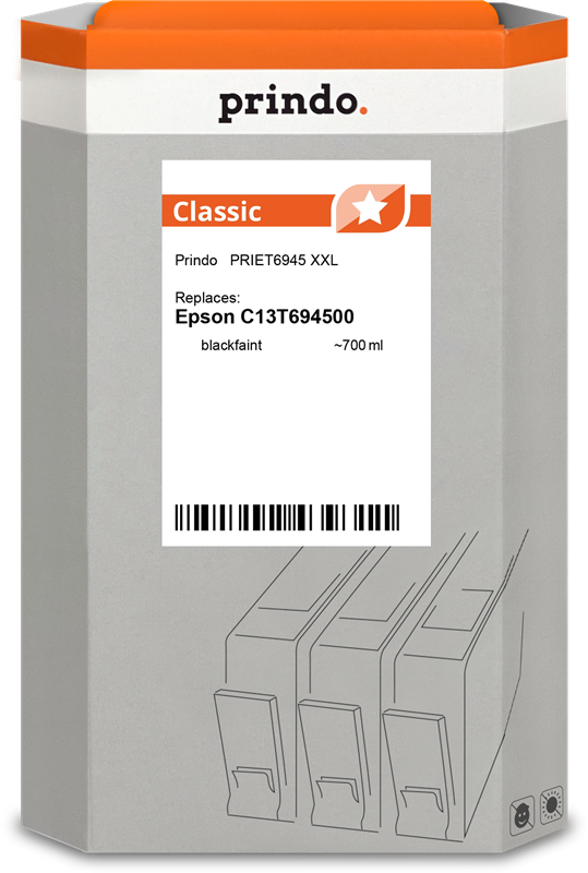 Epson T6945 Cartouche Noir Mat compatible équivalent à C13T694500 · Prindo Classic