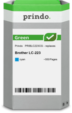 Brother LC223C Cartouche Cyan remanufacturé · Prindo Green