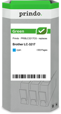 Brother LC3217C Cartouche Cyan remanufacturé · Prindo Green