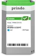 Brother LC221C Cartouche Cyan remanufacturé · Prindo Green