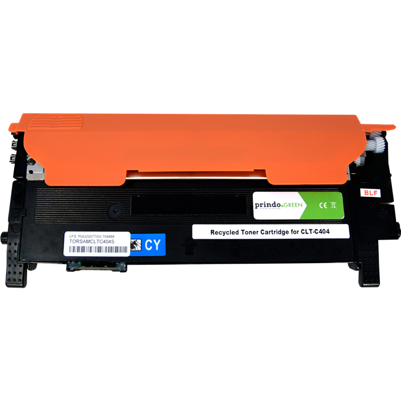 Samsung CLT-C404S Toner Cyan remanufacturé équivalent à ST966A · Prindo Green