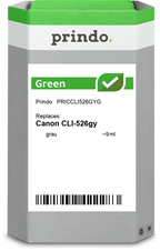 Canon CLI-526gy Cartouche Gris remanufacturé équivalent à 4544B001 · Prindo Green