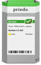 Brother LC223Y Cartouche Jaune remanufacturé · Prindo Green
