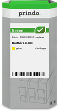Brother LC980Y Cartouche Jaune remanufacturé · Prindo Green