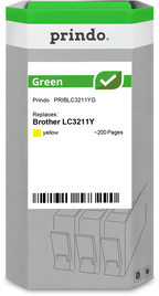 Brother LC3211Y Cartouche Jaune remanufacturé · Prindo Green