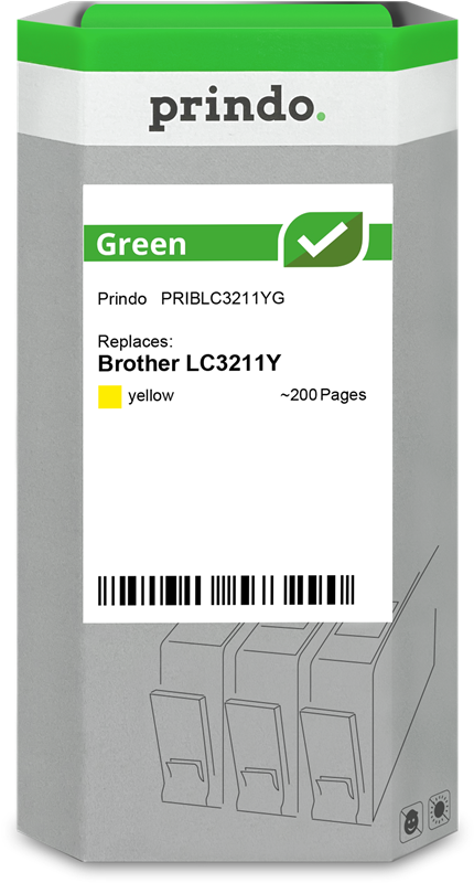 Brother LC3211Y Cartouche Jaune remanufacturé · Prindo Green