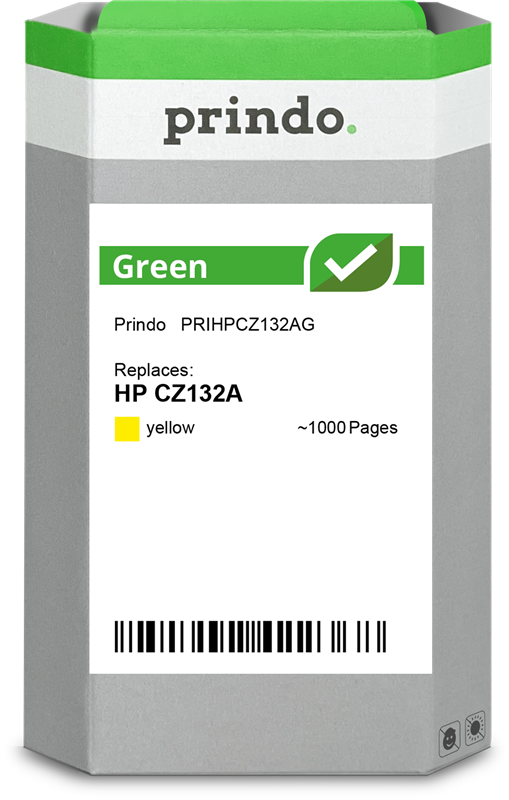 HP 711 Cartouche Jaune remanufacturé équivalent à CZ132A · Prindo Green