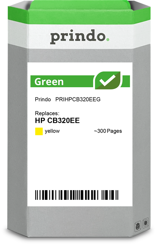 HP 364 Cartouche Jaune remanufacturé équivalent à CB320EE · Prindo Green