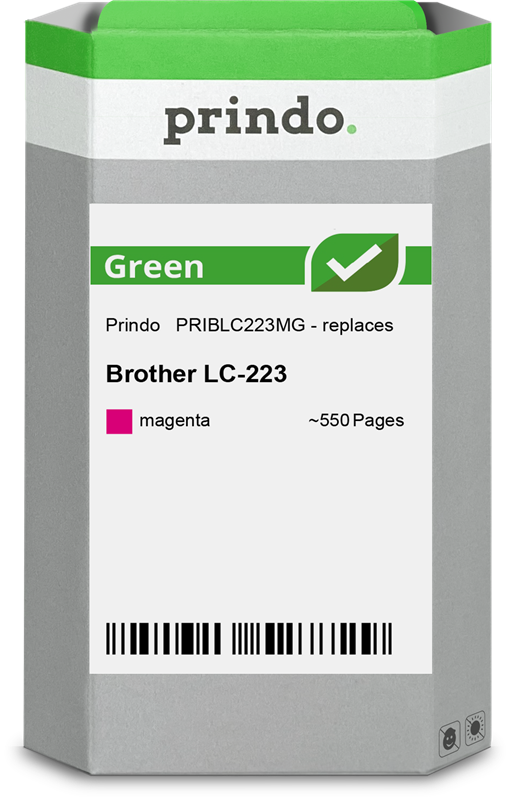 Brother LC223M Cartouche Magenta remanufacturé · Prindo Green