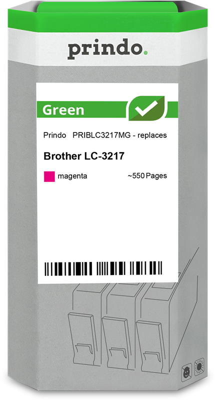 Brother LC3217M Cartouche Magenta remanufacturé · Prindo Green