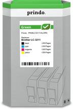 Brother LC-3211 Cartouche Pack 4 Couleurs remanufacturé · Prindo Green