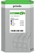 Canon CLI-571 Cartouche Pack 4 Couleurs remanufacturé · Prindo Green
