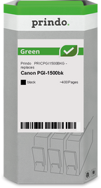 Canon PGI-1500bk Cartouche Noir remanufacturé équivalent à 9218B001 · Prindo Green