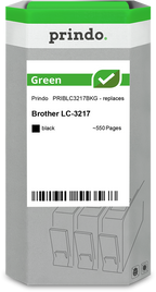 Brother LC3217BK Cartouche Noir remanufacturé · Prindo Green