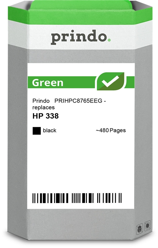 HP C8765EE Cartouche Noir remanufacturé · Prindo Green