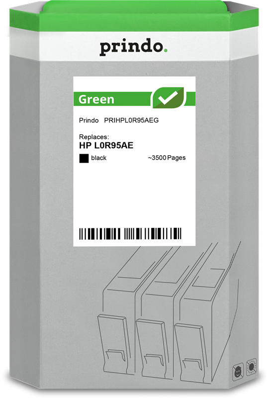 HP 913A Cartouche Noir remanufacturé équivalent à L0R95AE · Prindo Green
