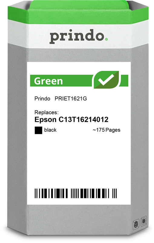 Epson C13T16214012 Cartouche Noir remanufacturé · Prindo Green
