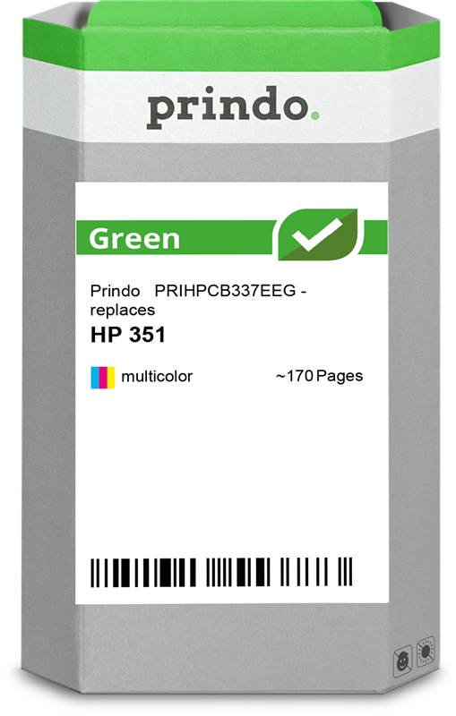 HP CB337EE Cartouche Tricolore remanufacturé · Prindo Green