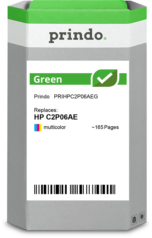 HP C2P06AE Cartouche Tricolore remanufacturé · Prindo Green
