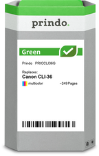 Canon CLI-36 Cartouche Tricolore remanufacturé équivalent à 1511B001 · Prindo Green