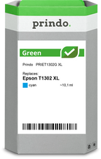 Epson T1302 XL Cartouche Cyan remanufacturé équivalent à C13T13024012 · Prindo Green