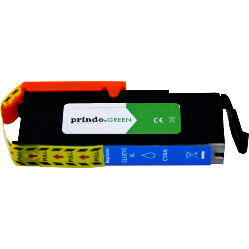 Canon CLI-571c XL Cartouche Cyan remanufacturé équivalent à 0332C001 · Prindo Green