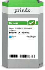 Brother LC3219XLC Cartouche Cyan remanufacturé · Prindo Green