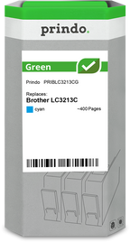 Brother LC3213C Cartouche Cyan remanufacturé · Prindo Green