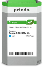 Canon PGI-2500c XL Cartouche Cyan remanufacturé équivalent à 9265B001 · Prindo Green