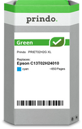 Epson 202XL Cartouche Cyan remanufacturé équivalent à C13T02H24010 · Prindo Green