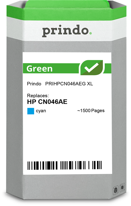 HP 951 Cartouche Cyan remanufacturé équivalent à CN050AE · Prindo Green